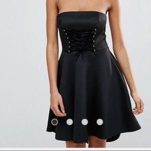 Asos Corset Detail Skater Dress US Size 6